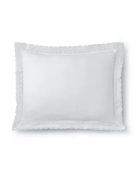 15 X 20 WHITE PILLOW WITH EYELET FLANGE