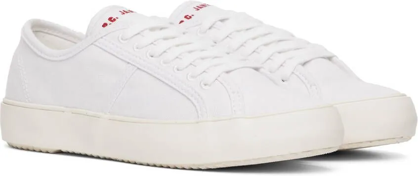 A.P.C. White Jane Birkin Edition Jane Sneakers