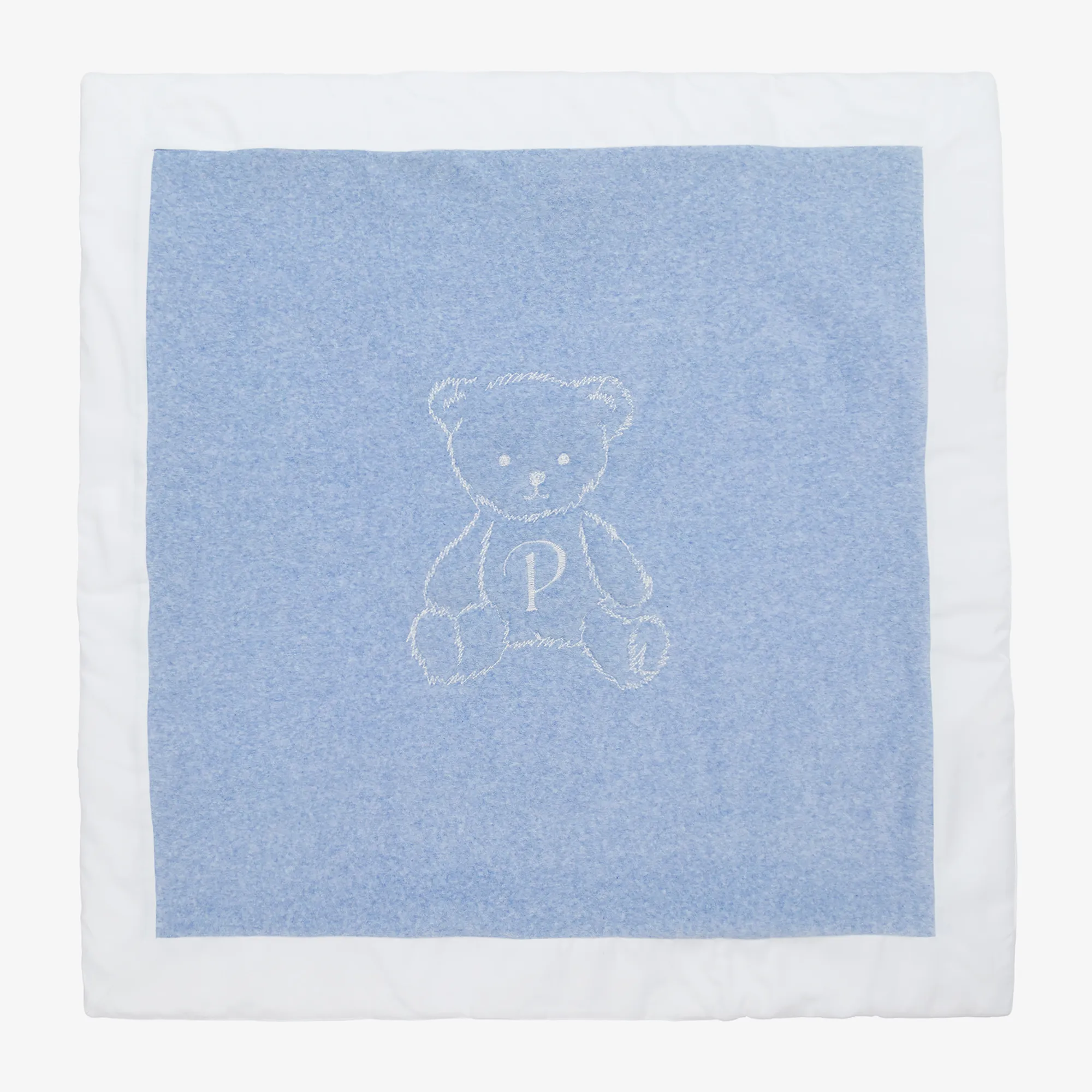 Baby Boys Blue Velour Blanket (72cm)