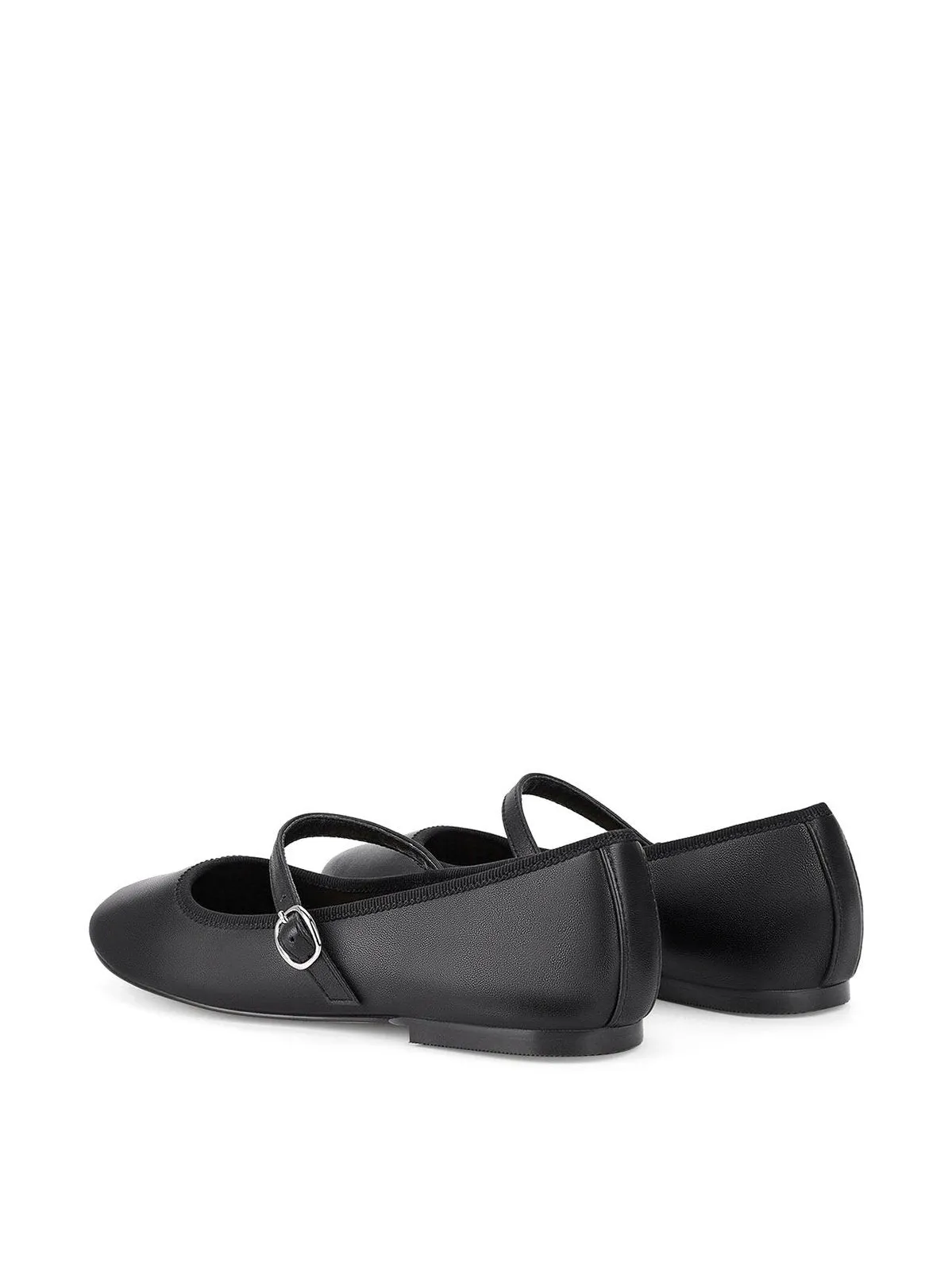 Bailey Flats - Black Leather