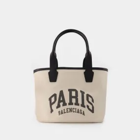 Balenciaga  Jumbo Paris Cities Tote  Small  in Organic Cotton