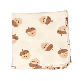 Bamboo Swaddle Blanket (Acorn Pals Print)