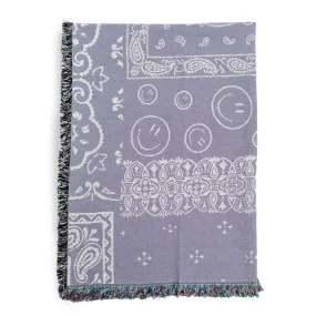 Bandana Throw Blanket (Periwinkle)