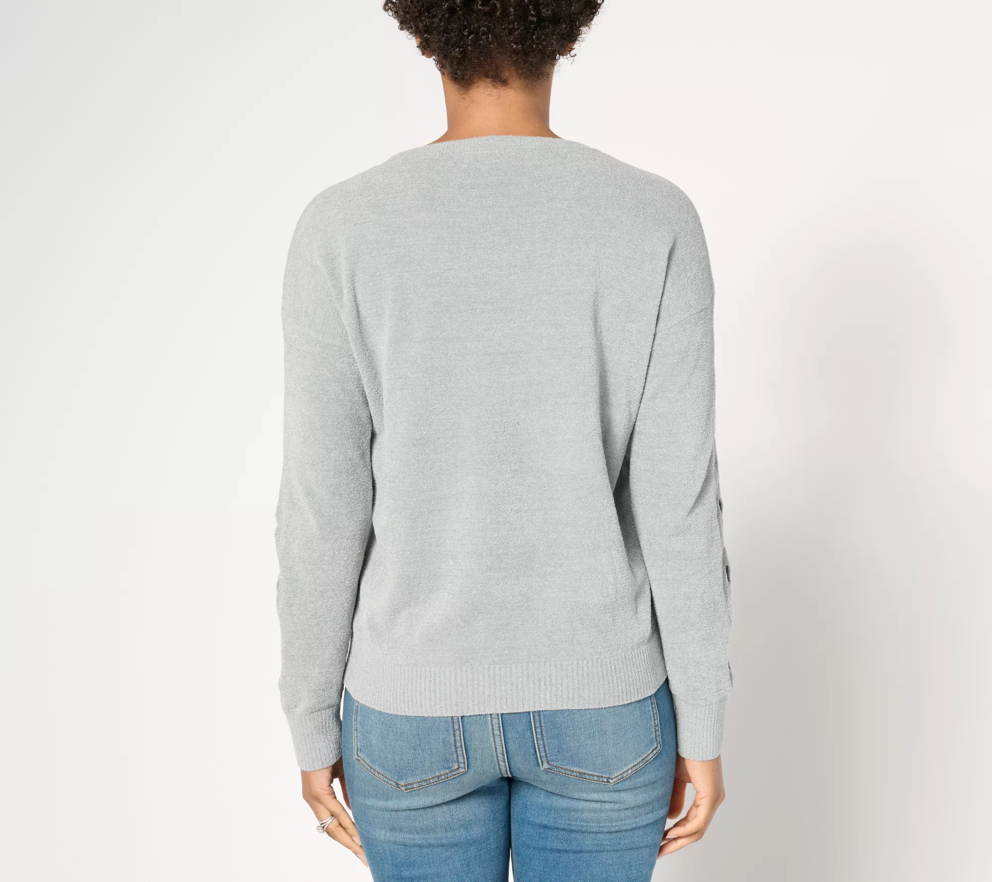 Barefoot Dreams CozyChic Ultra Lite Sleeve Detail Pullover