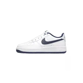 Baskets Nike Air Force 1 (Gs) - Blanc Bleu - Femme