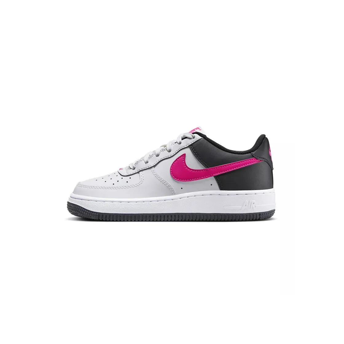 Baskets Nike Air Force 1 Junior - Blanc Et Rose - Femme