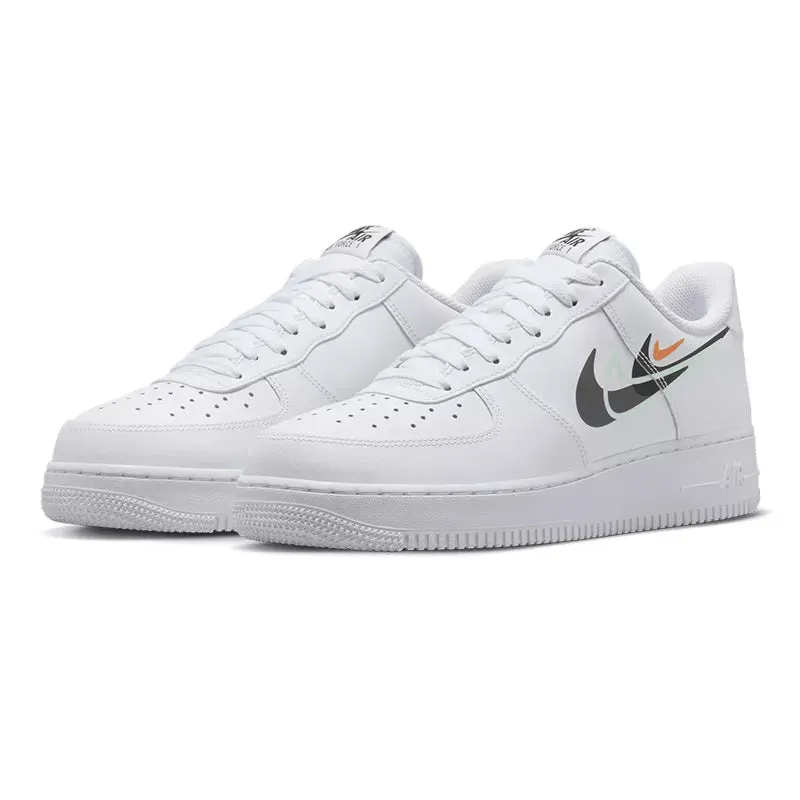 Baskets Nike Air Force 1 Low Multi Swoosh - Blanc/Noir - Homme