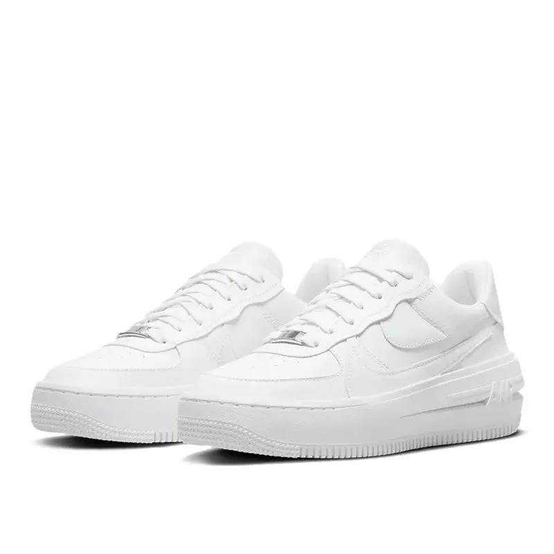 Baskets Nike Air Force Platforme - Blanc - Femme