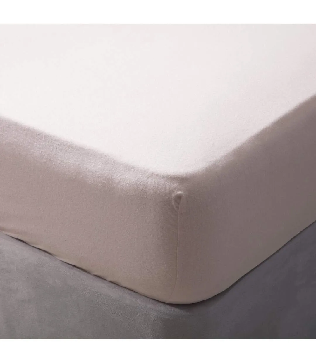 Belledorm Brushed Cotton Extra Deep Fitted Sheet (Powder Pink) - UTBM304