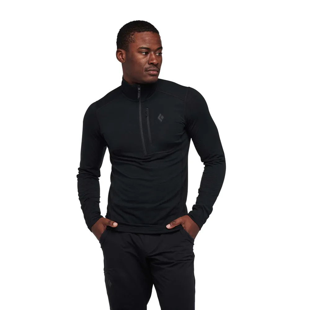 Black Diamond Men's Coefficient LT Quarter Zip Pullover