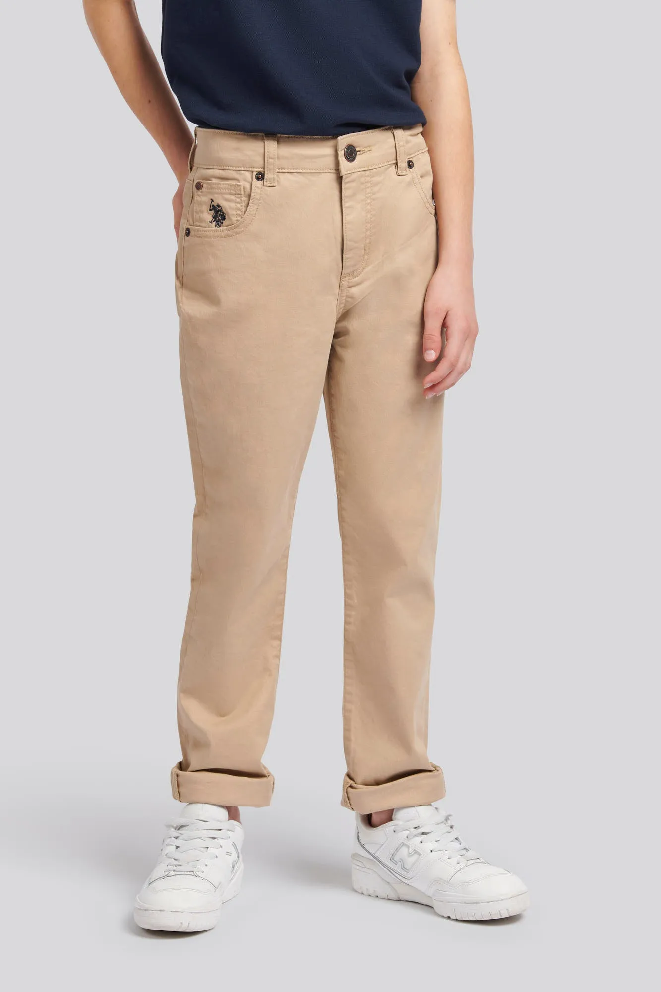 Boys 5 Pocket Trousers in Cornstalk