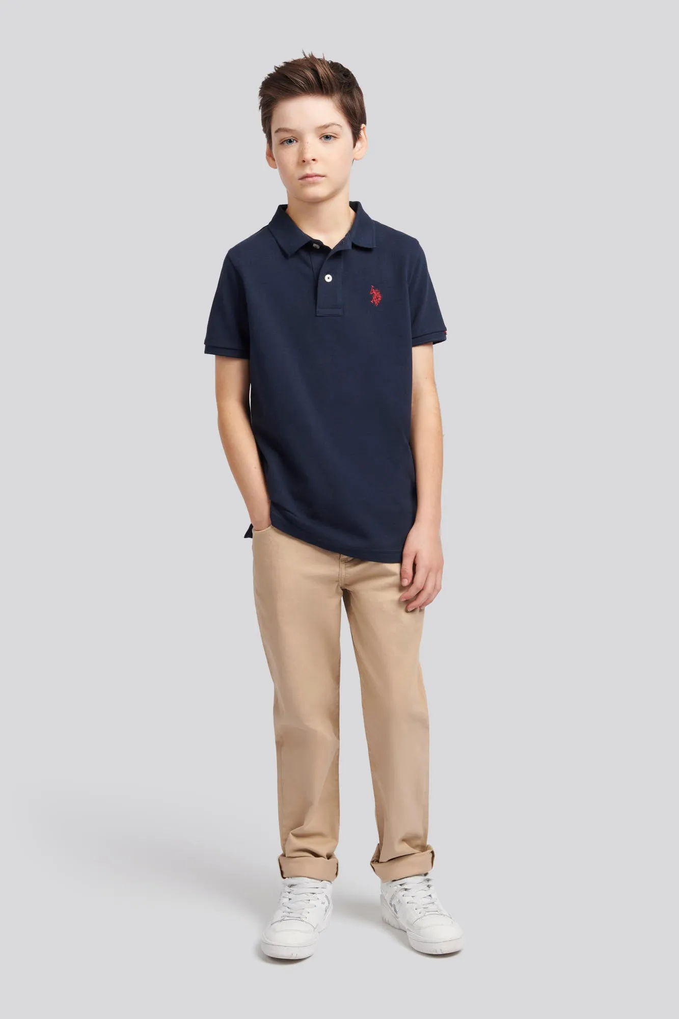 Boys 5 Pocket Trousers in Cornstalk