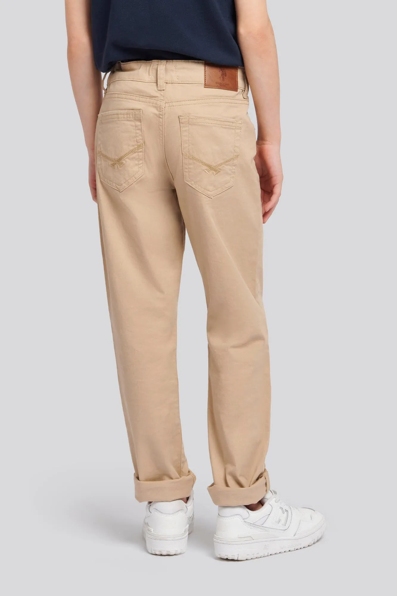 Boys 5 Pocket Trousers in Cornstalk