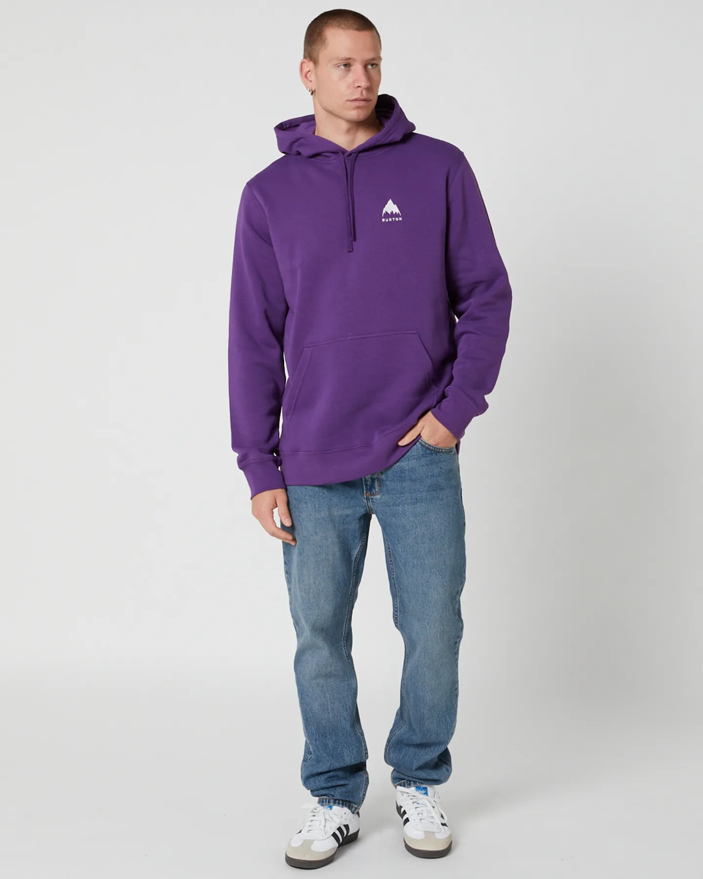 Burton Mens Mountain Pullover Hoodie - Imperial Purple | SurfStitch