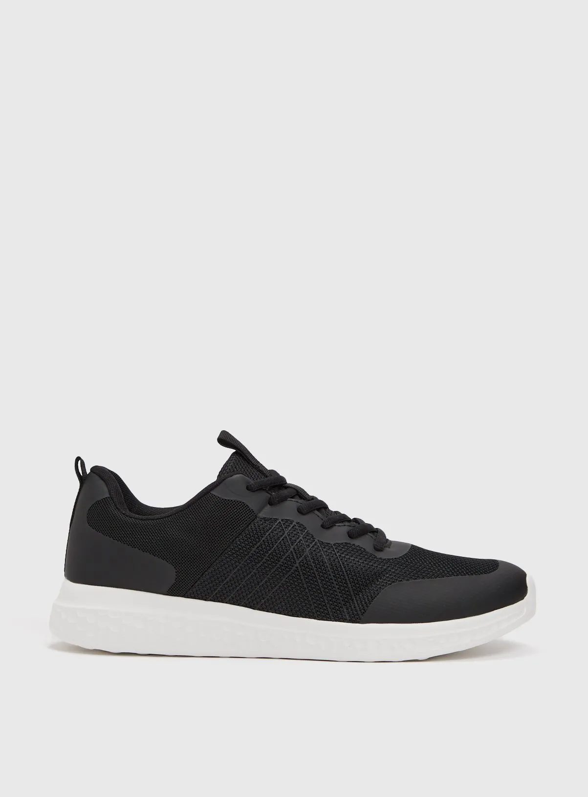 Buy Active Black Lace Up Trainer 6 | Trainers | Tu