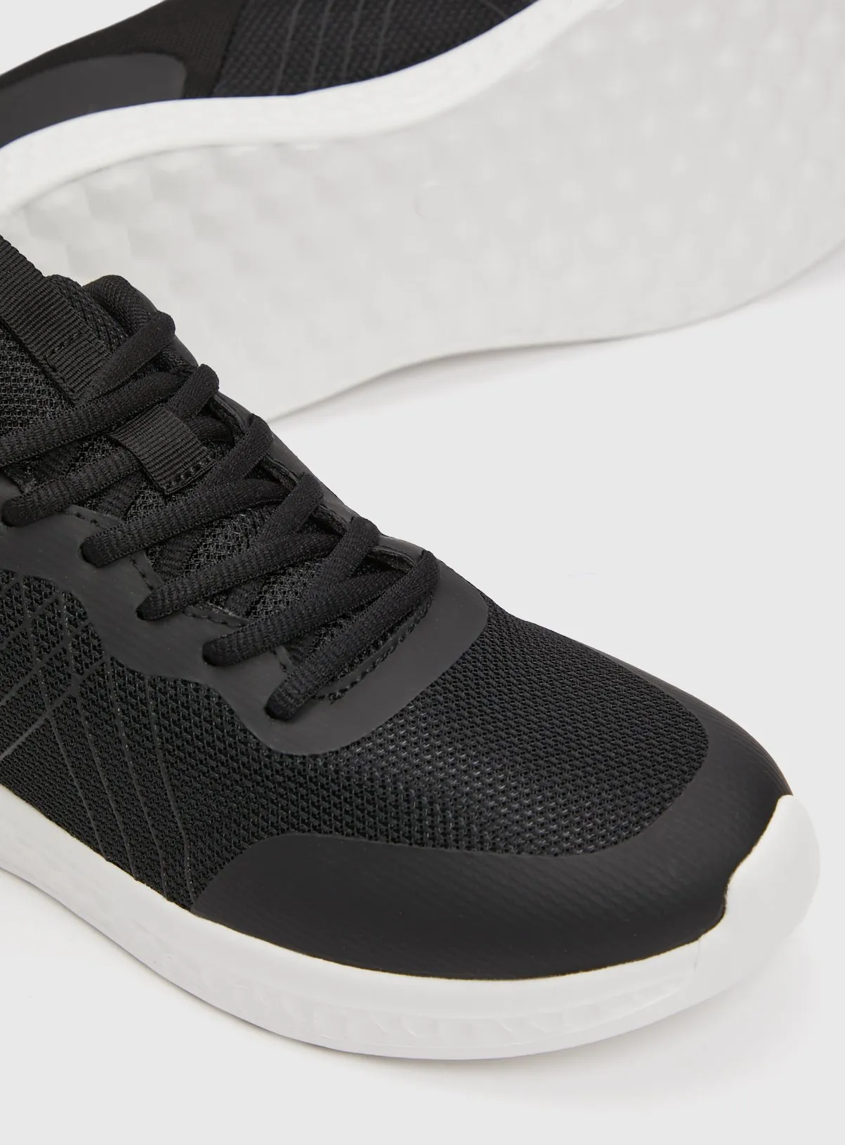 Buy Active Black Lace Up Trainer 6 | Trainers | Tu