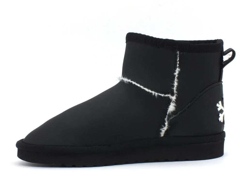 C1BERIAN Boot Montone Nero Bianco A102 BOOT