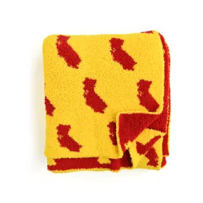 California Gold & Cardinal PLUSH BLANKET