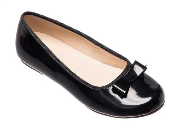 Camille Flats - Black Patent