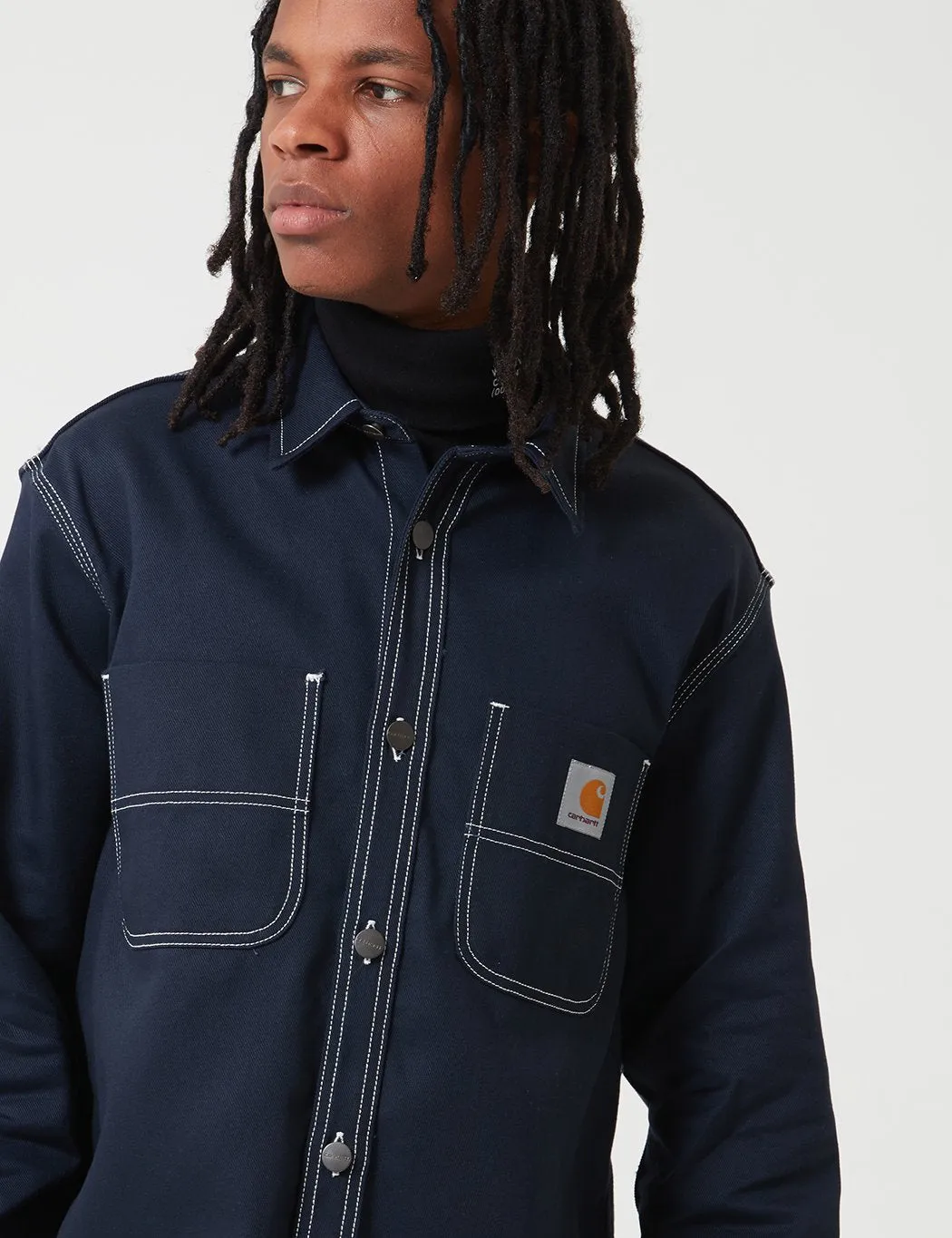 Carhartt-WIP Chalk Shirt Jacket (Regular Fit) - Dark Navy