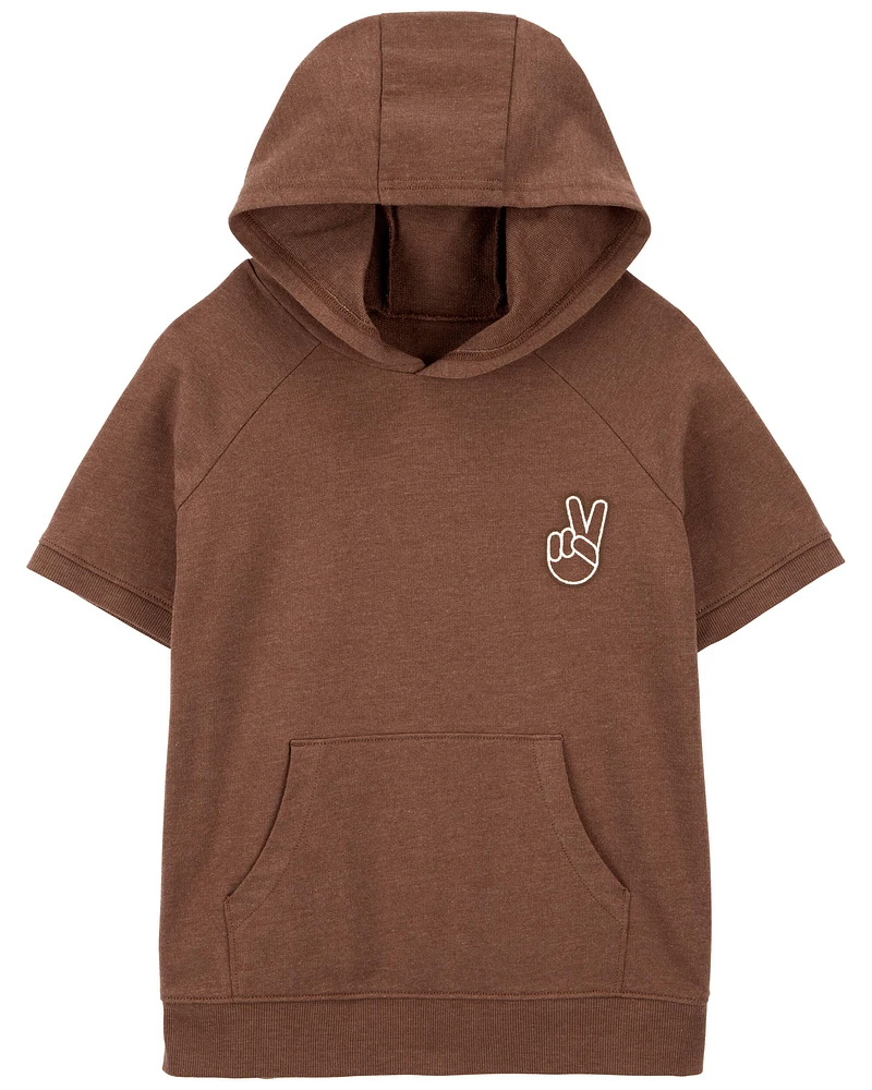 Carters Oshkosh Kid Hooded Peace Sign Pullover