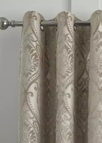 Chateau Pair of Eyelet Lined Curtains | Kaleidoscope