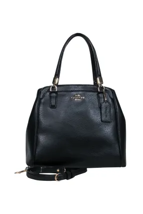 Coach - Black Leather Crossbody w/ Dual Handles