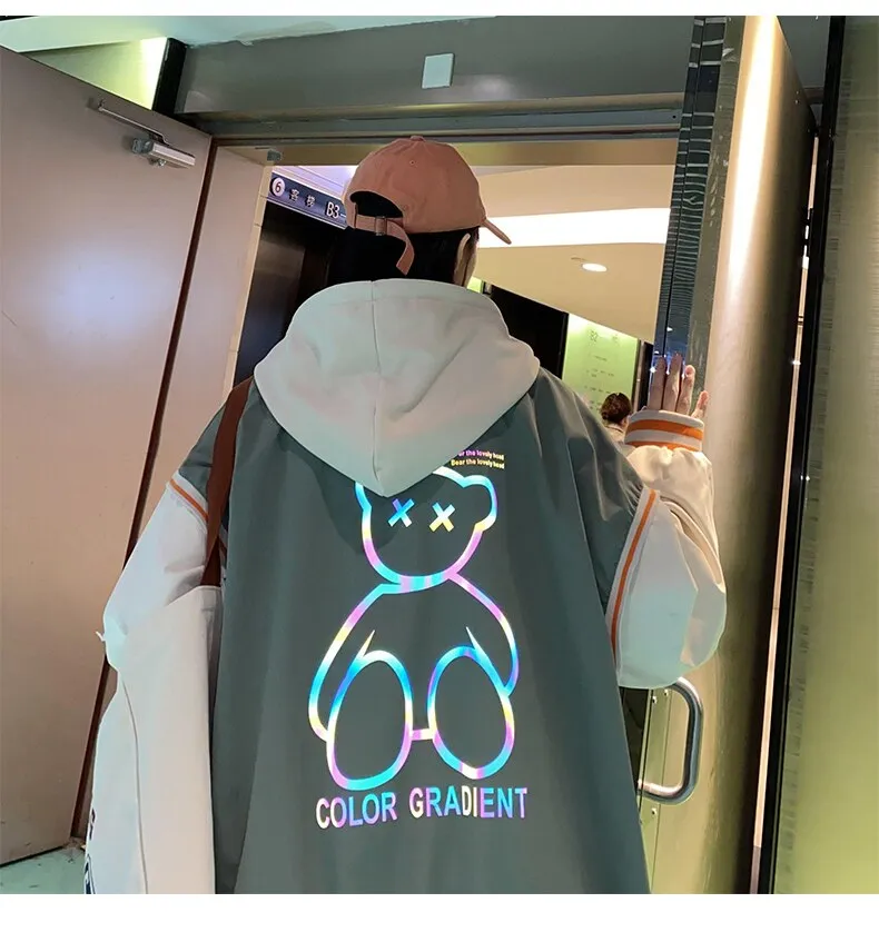 Color Gradient Bear Jacket