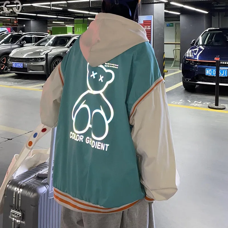 Color Gradient Bear Jacket