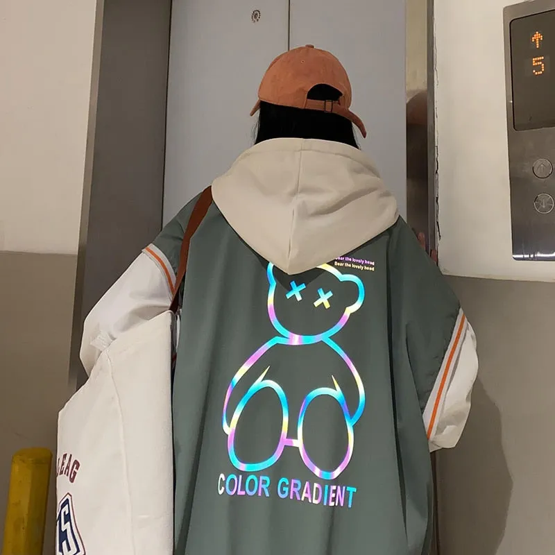 Color Gradient Bear Jacket