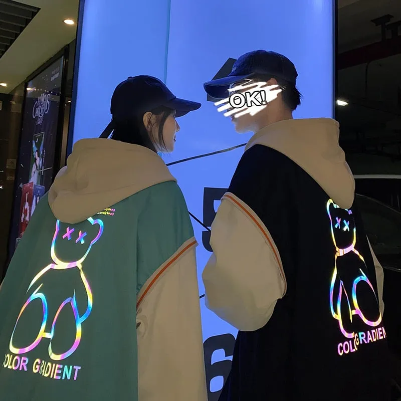 Color Gradient Bear Jacket