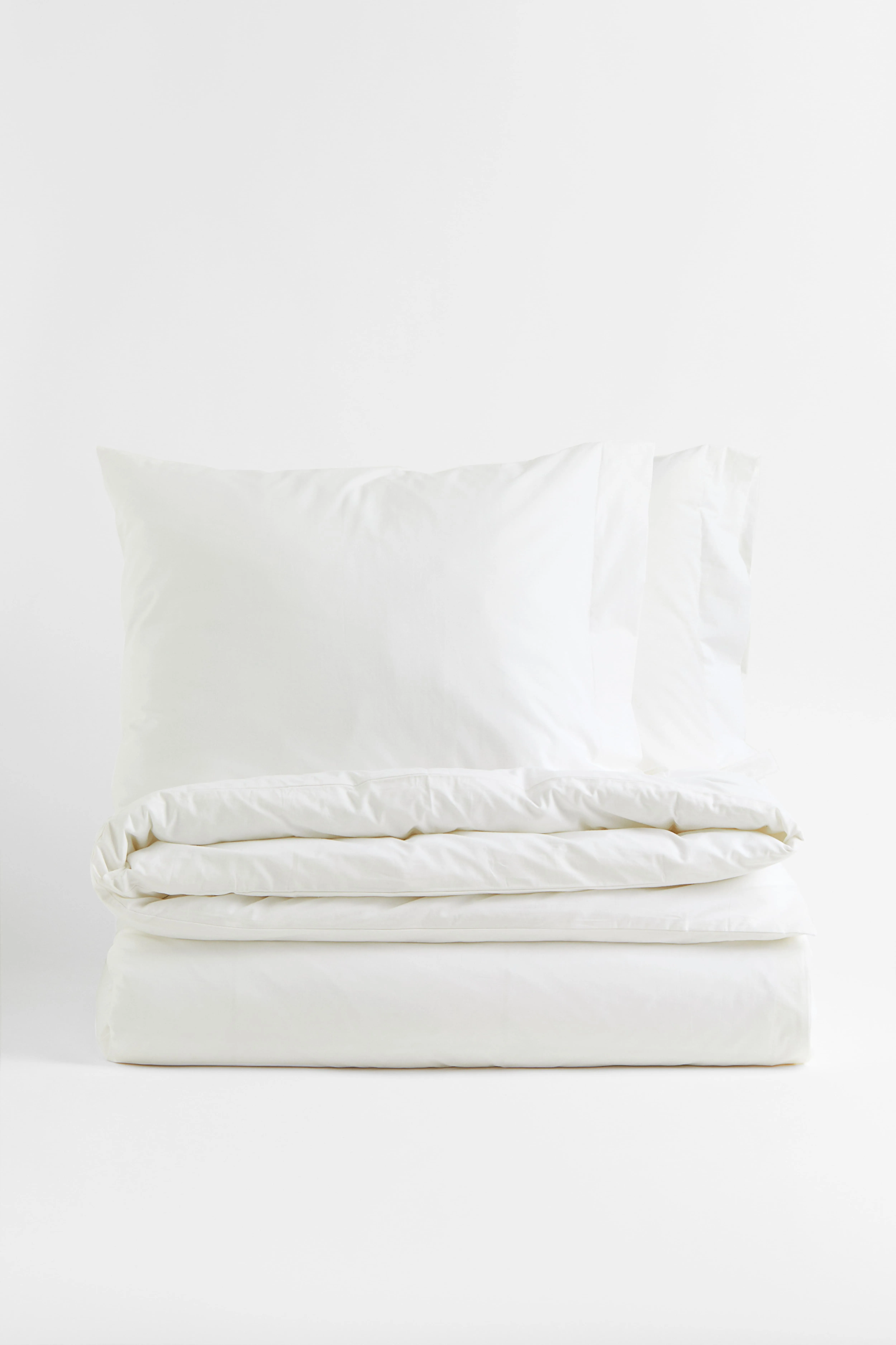 Cotton Percale King/Queen Duvet Cover Set