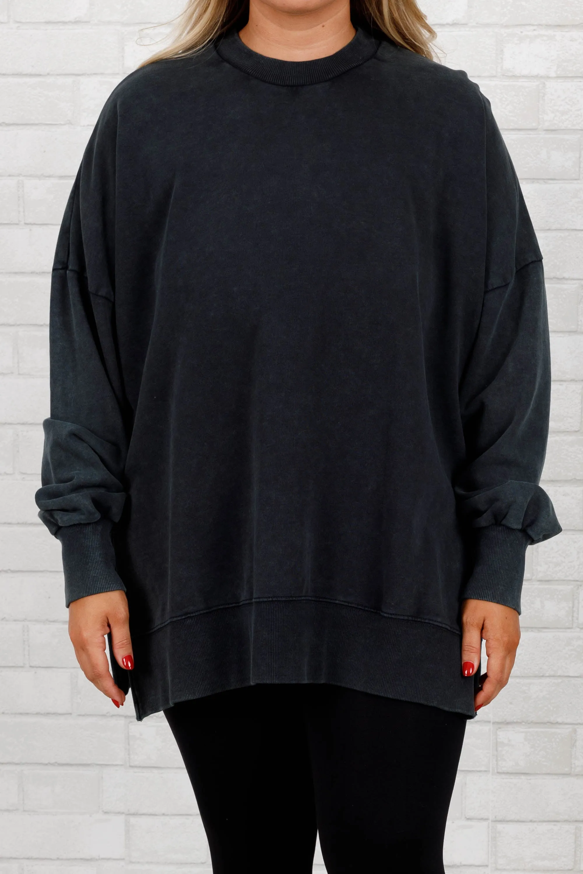 Cozy Pullover, Black