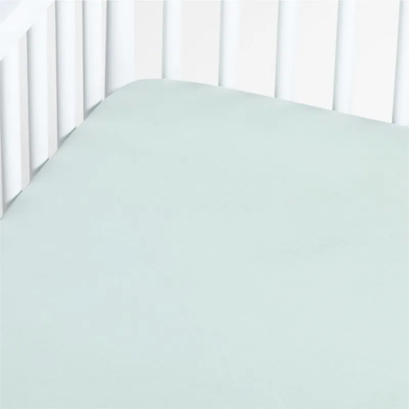 Crate&Barrel Baby's First Green Organic Jersey Baby Crib Fitted Sheet