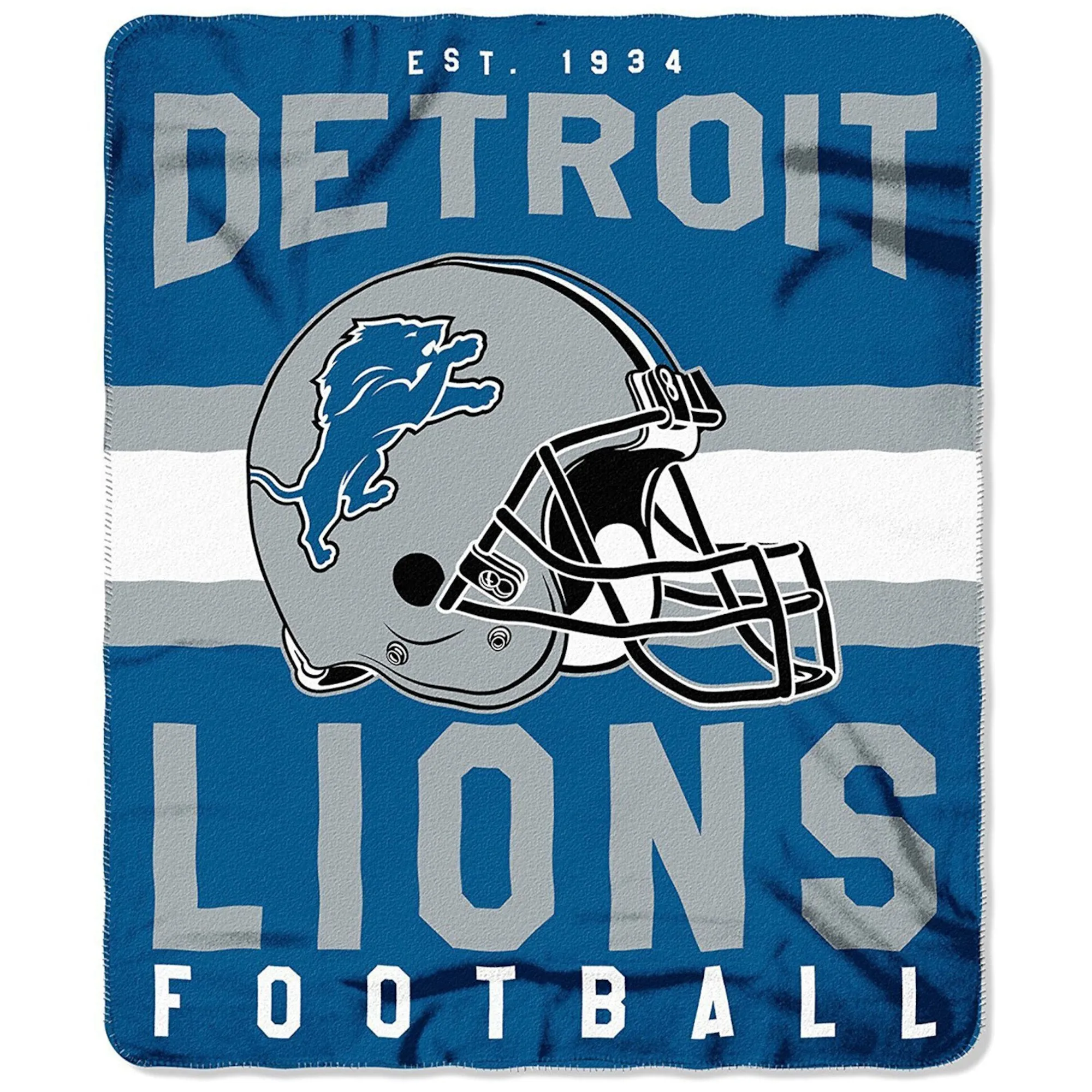 Detroit Lions 50 x 60 Singular Fleece Throw Blanket