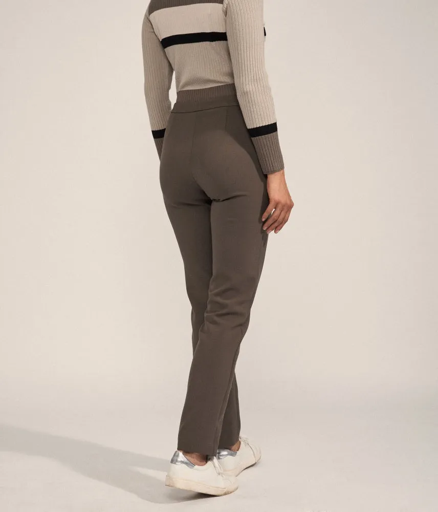 Devernois PILIDUP STRAIGHT STRETCH TROUSERS