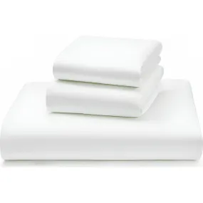 Domani Home Essentials Sateen Fitted Crib Sheet, White