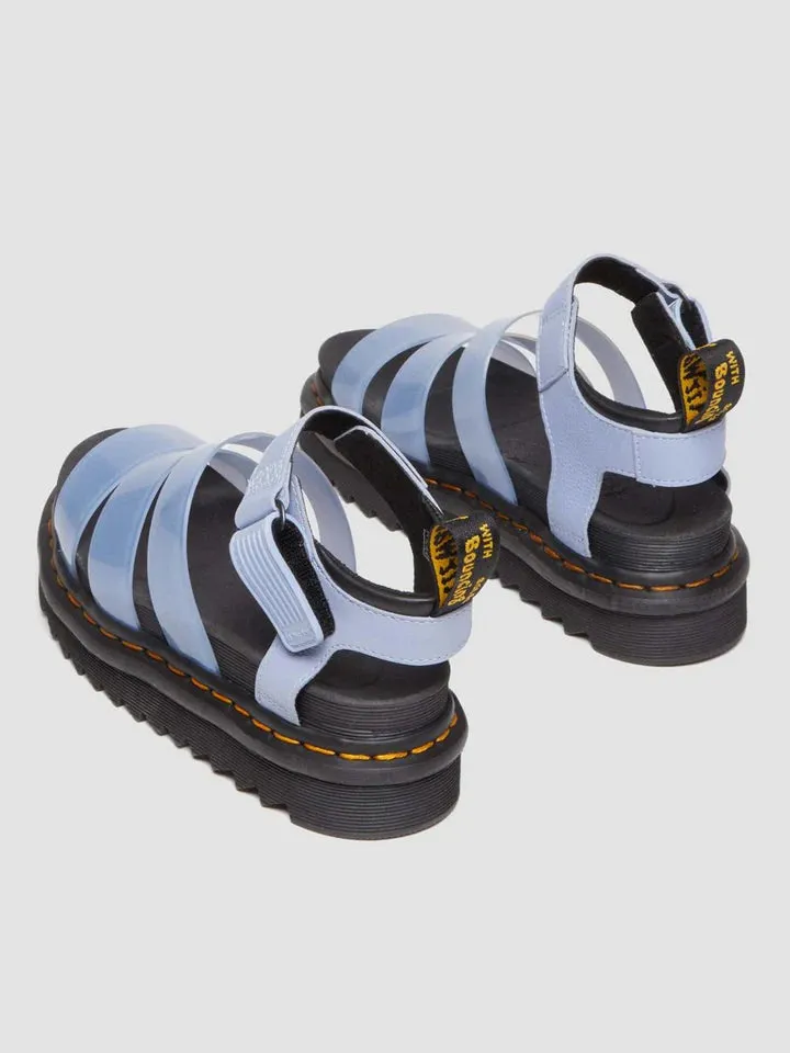 Dr Martens - Women's Blaire Glitter TPU Jelly Zen Blue Sandals