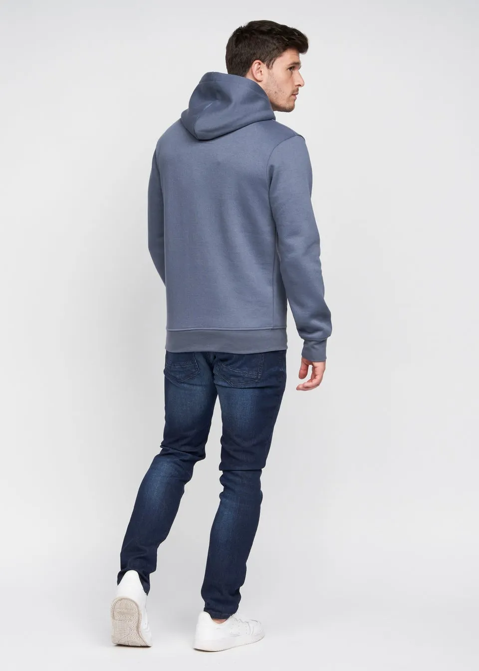 Duck & Cover Denim Blue Icarusa Hoodie