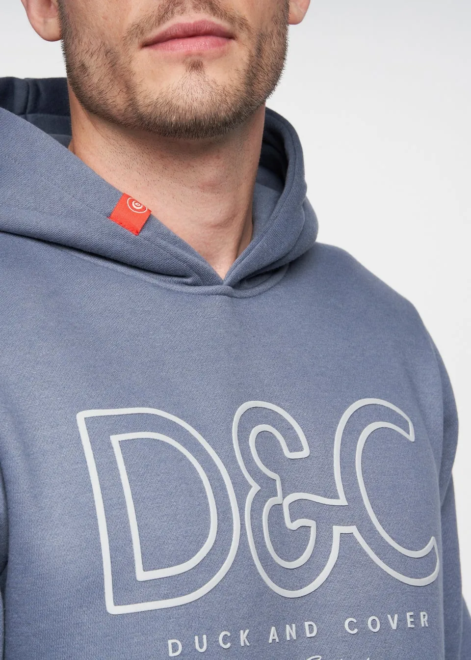 Duck & Cover Denim Blue Icarusa Hoodie