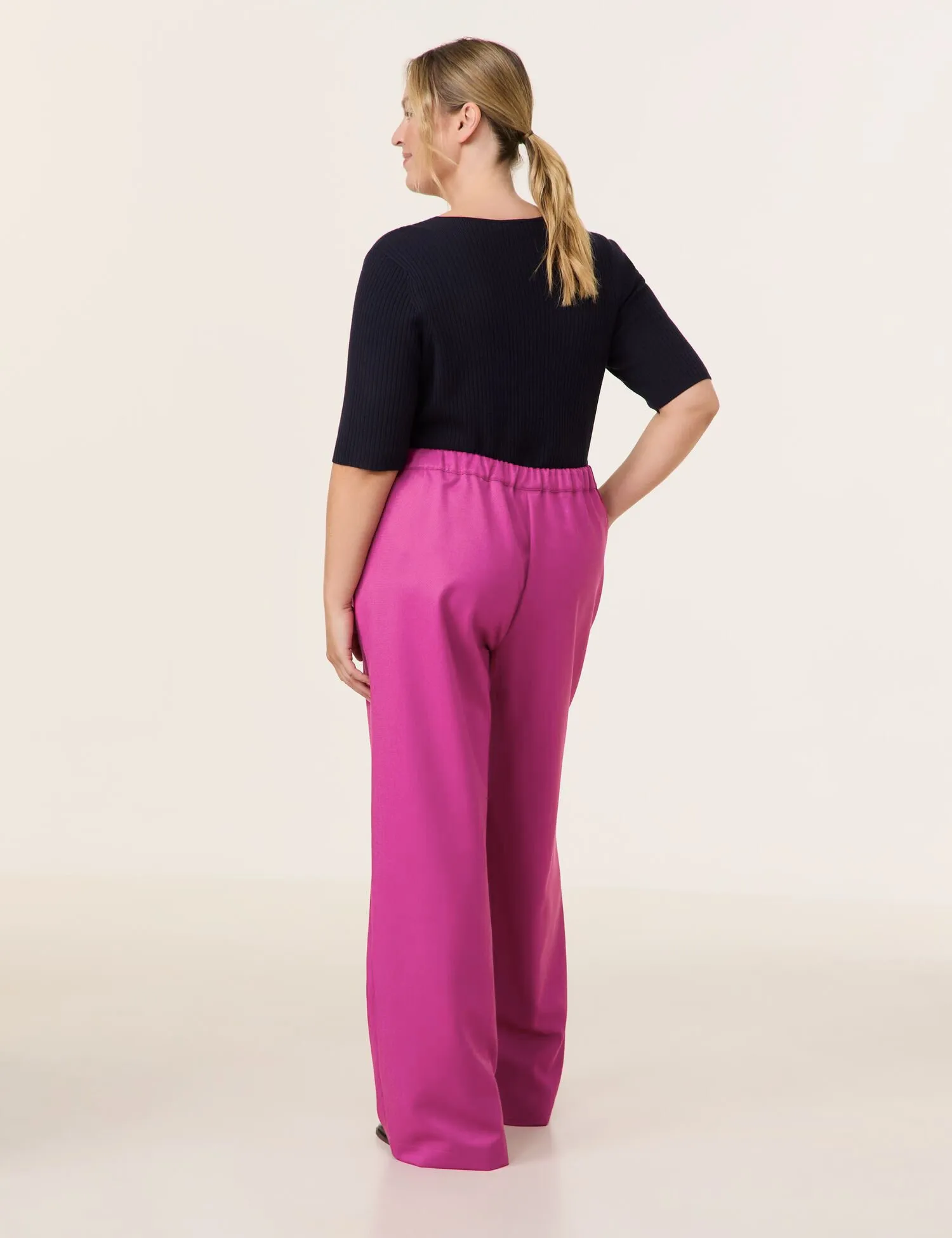 Elegant wide-leg trousers Carlotta