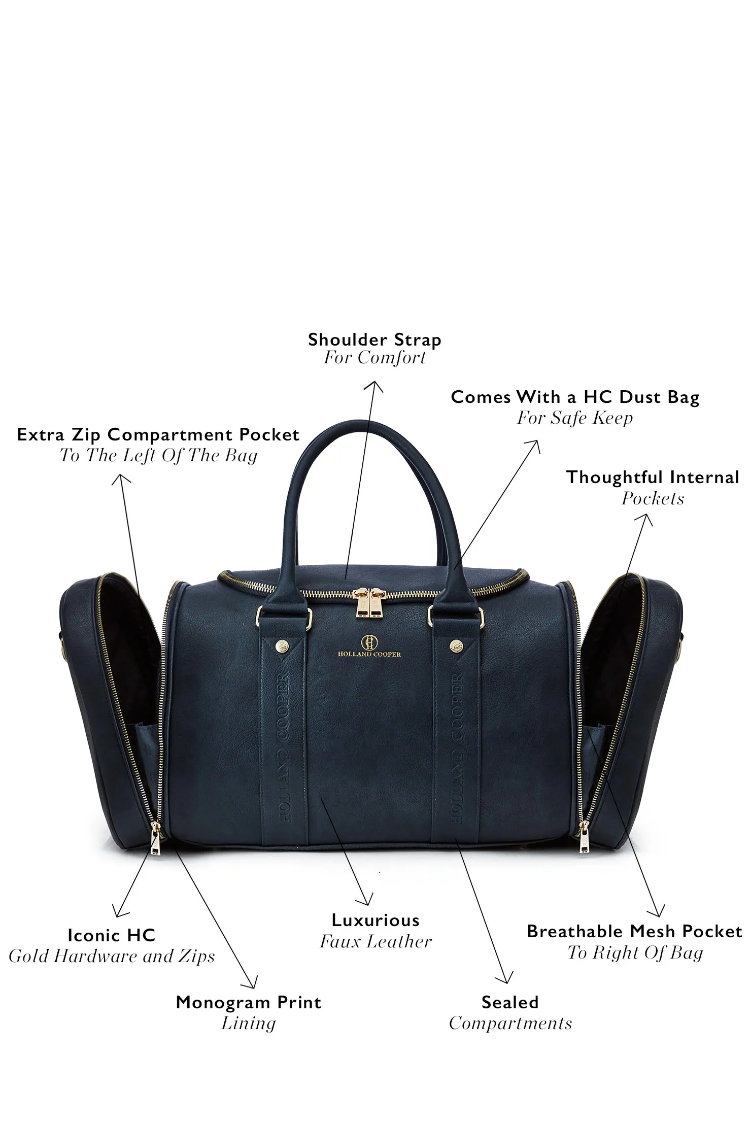 Equestrian Kit/Travel Bag (Ink Navy)