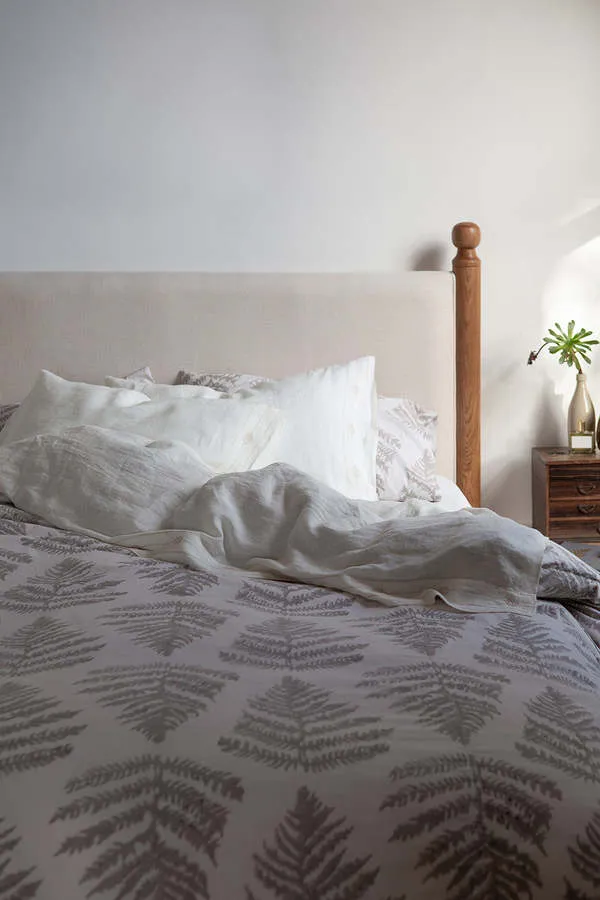 Fern Duvet Cover - Dove