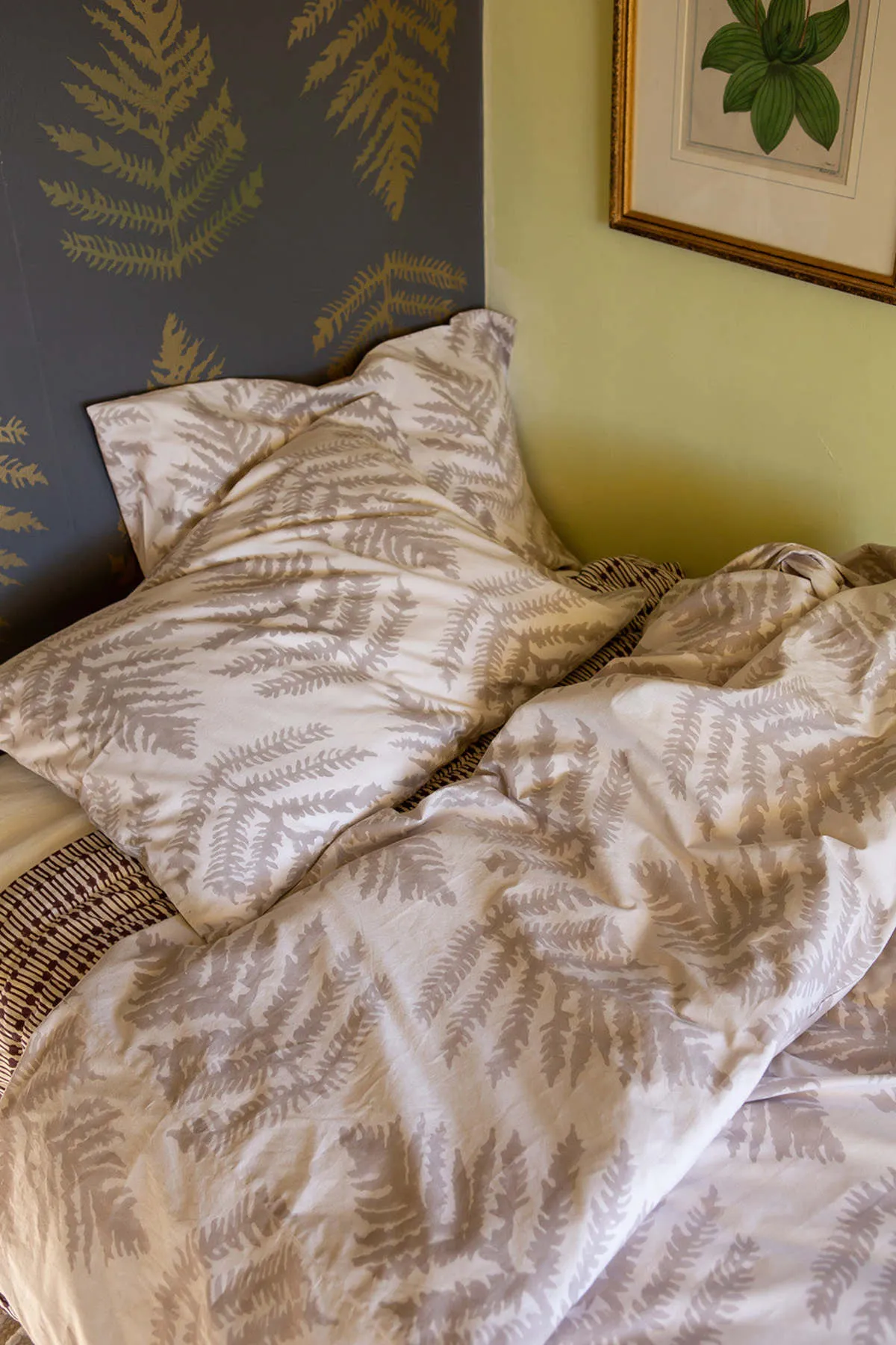 Fern Duvet Cover - Dove