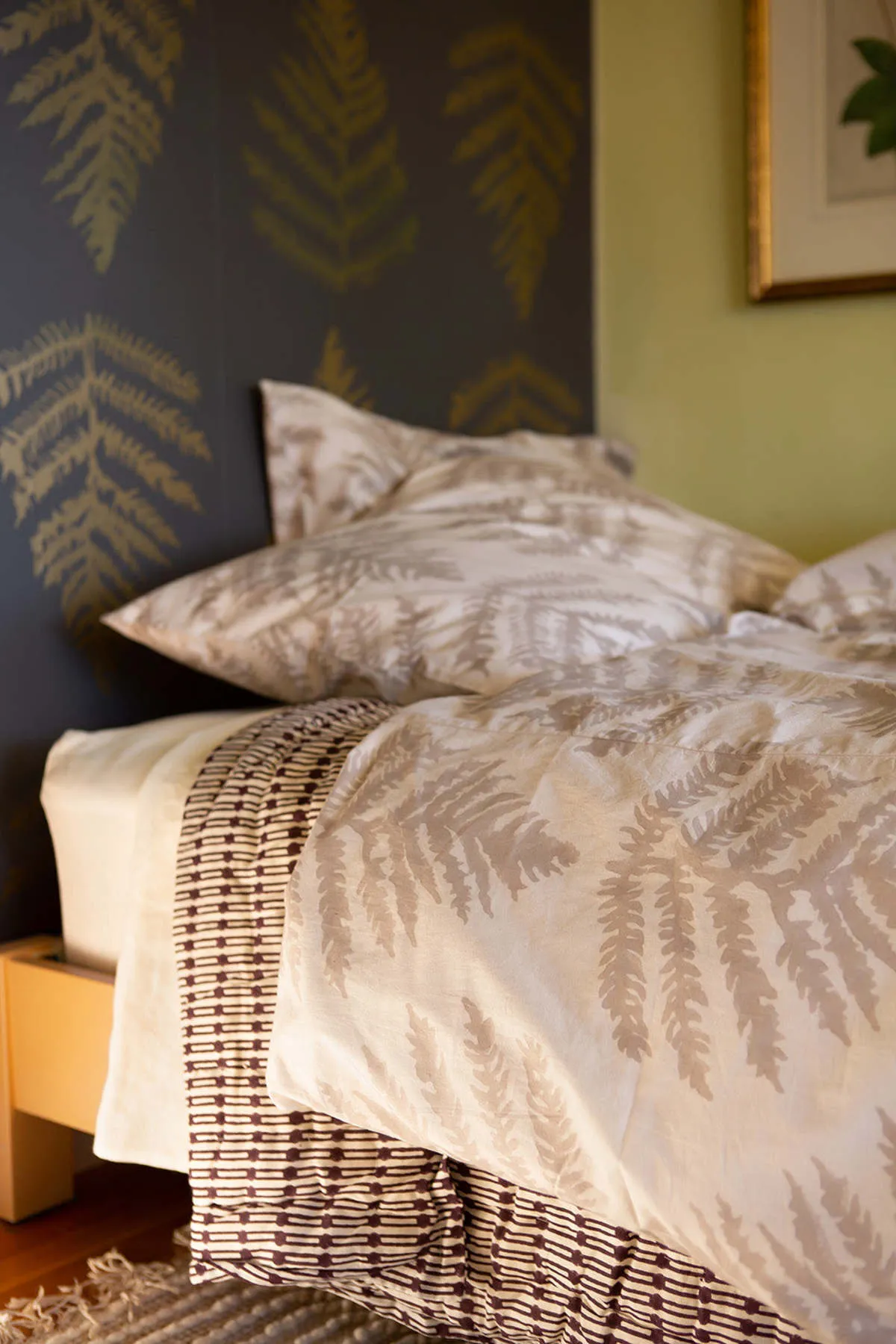 Fern Duvet Cover - Dove