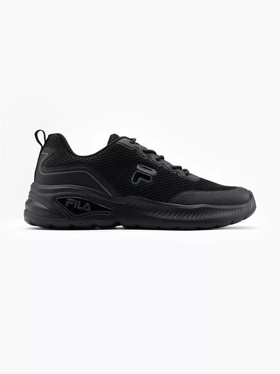 FILA  Black Lace Up Trainers