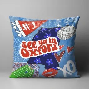 Fresh Print Oxford Pillow Square - Lucky Bird