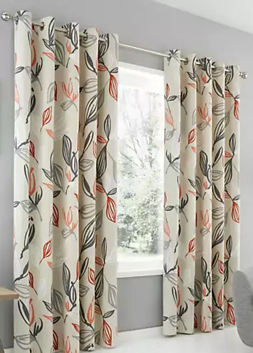 Fusion Ensley Pair of Eyelet Curtains | Kaleidoscope