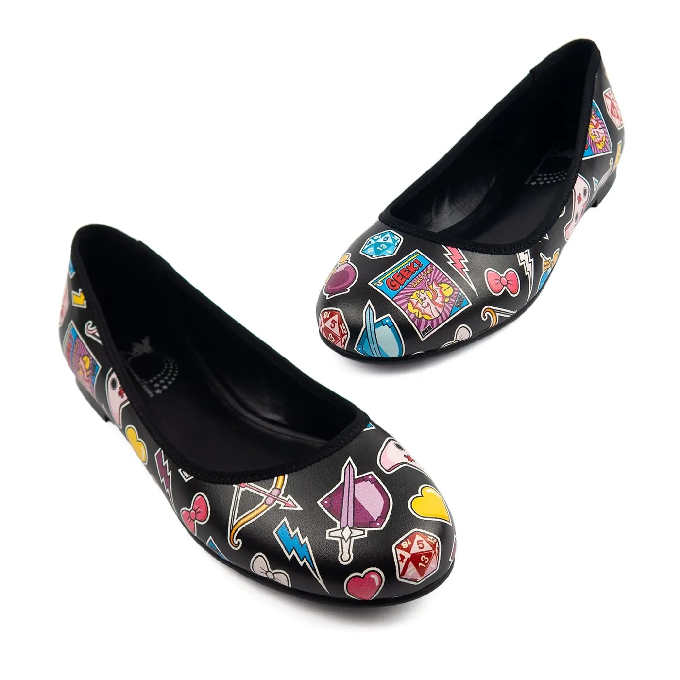 Geek Girl Ballet Flats