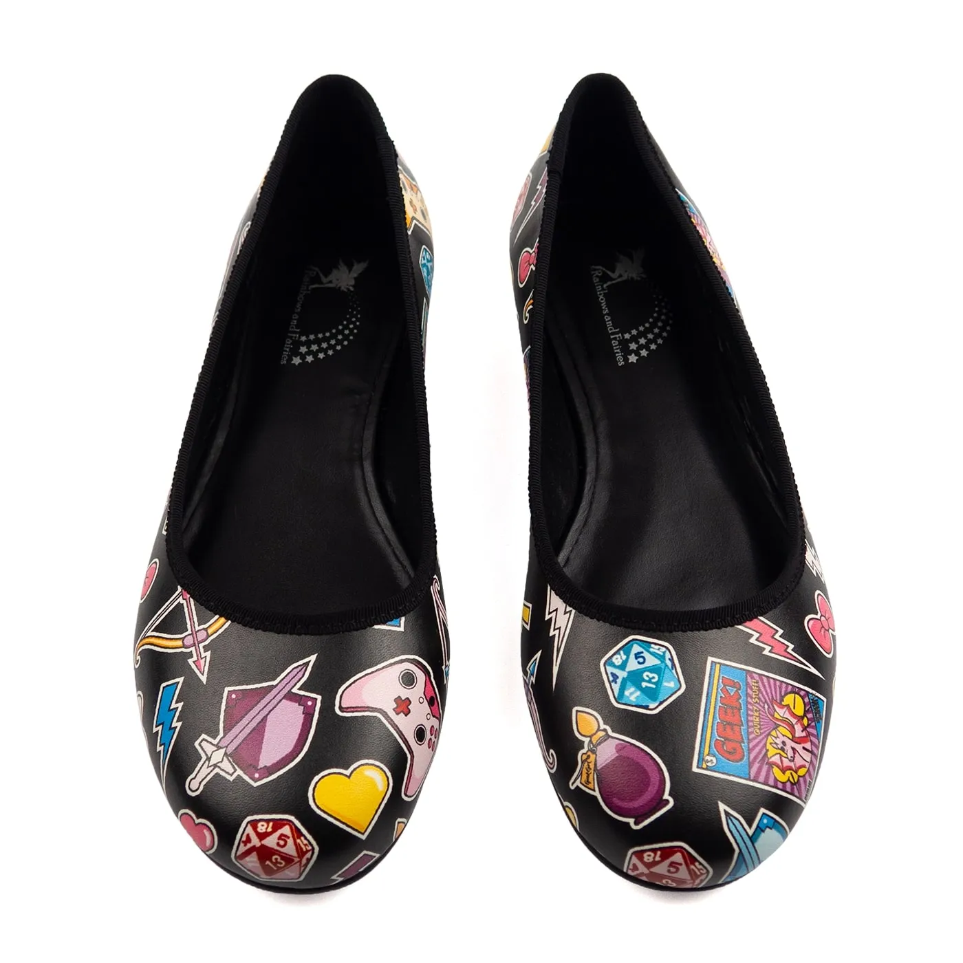 Geek Girl Ballet Flats